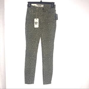 A18). Indigo Rein Ankle High Rise Jeans Pants W24 L27